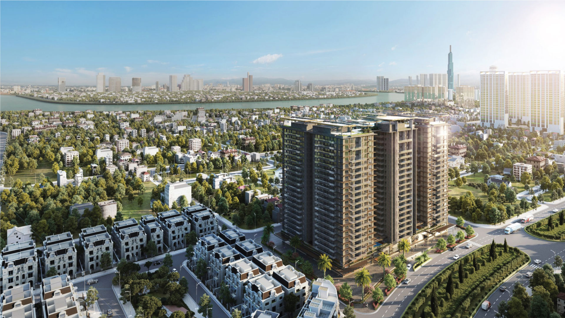 phối cảnh dự án The Upper East Saigon